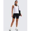 imageCRZ YOGA Pima Cotton Scoop Neck Tank Racerback Workout Tops for Women Soft Casual Basic Sleeveless ShirtsWhite