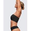 imageCRZ YOGA Softhold Womens Double Lined Strapless Bralettes  Tube Tops Bandeau Unlined Wireless Stretchy TShirt Everyday BraBlack
