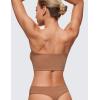 imageCRZ YOGA Softhold Womens Double Lined Strapless Bralettes  Tube Tops Bandeau Unlined Wireless Stretchy TShirt Everyday BraGravel Beige