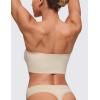 imageCRZ YOGA Softhold Womens Double Lined Strapless Bralettes  Tube Tops Bandeau Unlined Wireless Stretchy TShirt Everyday BraMojave Tan 2