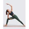 imageCRZ YOGA ButterluxeLight Womens V Neck Longline Sports Bra  Spaghetti Straps Workout Crop Top Padded Yoga CamiTrue Navy