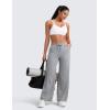imageCRZ YOGA Softness Mold Butterluxe V Neck Sports Bras for Women  Workout Top Double Spaghetti Straps Wireless Yoga ClothesWhite