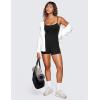 imageCRZ YOGA Womens Butterluxe Athletic Adjustable Strap Rompers Workout One Piece Sleeveless Jumpsuits Padded Bodysuit ShortsBlack