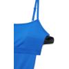 imageCRZ YOGA Womens Butterluxe Athletic Adjustable Strap Rompers Workout One Piece Sleeveless Jumpsuits Padded Bodysuit ShortsSparkle Blue