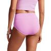 imageCRZ YOGA Womens High Waisted Bikini Bottom Full Coverage Tummy Control Bathing Suit Wide Waistband Swimsuit Swim BriefsVita Pink