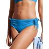 imageCRZ YOGA Womens Bikini Bottoms Full Coverage Bathing Swimsuit Adjustable Ruched Side Tie Swim BriefsMadagascar Blue