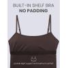 imageCRZ YOGA Butterluxe Maternity Workout Romper for Women Casual Spaghetti Strap Shorts Jumpsuit Pregnancy Tank Top BodysuitHot Fudge Brown