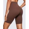 imageCRZ YOGA Womens Butterluxe Biker Shorts 8 Inches  High Waisted Workout Running Volleyball Spandex YogaCoffee Brown