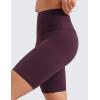 imageCRZ YOGA Womens Butterluxe Biker Shorts 8 Inches  High Waisted Workout Running Volleyball Spandex YogaDeep Purple