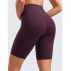 imageCRZ YOGA Womens Butterluxe Biker Shorts 8 Inches  High Waisted Workout Running Volleyball Spandex YogaDeep Purple