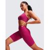 imageCRZ YOGA Womens Butterluxe Biker Shorts 8 Inches  High Waisted Workout Running Volleyball Spandex YogaMagenta Purple