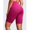 imageCRZ YOGA Womens Butterluxe Biker Shorts 8 Inches  High Waisted Workout Running Volleyball Spandex YogaMagenta Purple