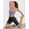 imageCRZ YOGA Womens Butterluxe Biker Shorts 8 Inches  High Waisted Workout Running Volleyball Spandex YogaMelanite