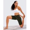 imageCRZ YOGA Womens Butterluxe Biker Shorts 8 Inches  High Waisted Workout Running Volleyball Spandex YogaOlive Green