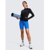 imageCRZ YOGA Womens Butterluxe Biker Shorts 8 Inches  High Waisted Workout Running Volleyball Spandex YogaSparkle Blue