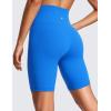 imageCRZ YOGA Womens Butterluxe Biker Shorts 8 Inches  High Waisted Workout Running Volleyball Spandex YogaSparkle Blue