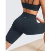 imageCRZ YOGA Womens Butterluxe Biker Shorts 8 Inches  High Waisted Workout Running Volleyball Spandex YogaTrue Navy