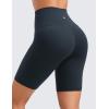 imageCRZ YOGA Womens Butterluxe Biker Shorts 8 Inches  High Waisted Workout Running Volleyball Spandex YogaTrue Navy