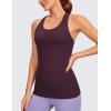 imageCRZ YOGA Womens Butterluxe Yoga Workout Tank Tops Racerback Sleeveless Camisole Athletic Gym ShirtsDeep Purple