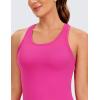 imageCRZ YOGA Womens Butterluxe Yoga Workout Tank Tops Racerback Sleeveless Camisole Athletic Gym ShirtsHibiscus Purple