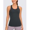 imageCRZ YOGA Womens Butterluxe Yoga Workout Tank Tops Racerback Sleeveless Camisole Athletic Gym ShirtsMelanite