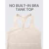 imageCRZ YOGA Womens Butterluxe Yoga Workout Tank Tops Racerback Sleeveless Camisole Athletic Gym ShirtsMojave Tan
