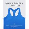 imageCRZ YOGA Womens Butterluxe Yoga Workout Tank Tops Racerback Sleeveless Camisole Athletic Gym ShirtsSparkle Blue