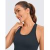 imageCRZ YOGA Womens Butterluxe Yoga Workout Tank Tops Racerback Sleeveless Camisole Athletic Gym ShirtsTrue Navy