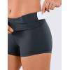 imageCRZ YOGA Womens Naked Feeling Biker Shorts  3 Inches High Waisted Yoga Workout Running SpandexMelanite