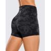 imageCRZ YOGA Womens Naked Feeling Biker Shorts  3 Inches High Waisted Yoga Workout Running SpandexTie Dye Smoke Ink