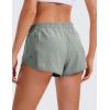 imageCRZ YOGA Womens Running Shorts Low Waisted 25quot  Mesh Liner Quick Dry for Track Gym Athletic Workout with Zip PocketSterling