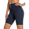 imageCRZ YOGA Womens Butterluxe Biker Shorts 8 Inches  High Waisted Workout Running Volleyball Spandex YogaTwilight Blue