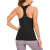 imageCRZ YOGA Womens Butterluxe Yoga Workout Tank Tops Racerback Sleeveless Camisole Athletic Gym ShirtsBlack