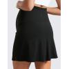 imageCRZ YOGA Butterluxe Maternity High Waisted Skirts for Women A Line Golf Tennis Workout Casual Pregnancy with Shorts PocketsBlack