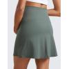 imageCRZ YOGA Butterluxe Maternity High Waisted Skirts for Women A Line Golf Tennis Workout Casual Pregnancy with Shorts PocketsGrey Sage