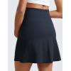 imageCRZ YOGA Butterluxe Maternity High Waisted Skirts for Women A Line Golf Tennis Workout Casual Pregnancy with Shorts PocketsTrue Navy