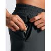 imageCRZ YOGA 2 in 1 Mens Athletic Shorts 35 with Liner Quick Dry Lightweight for Running Gym with Zip PocketsInk Gray