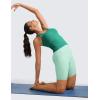 imageCRZ YOGA Butterluxe Racerback Workout Tank Tops for Women Tight Sleeveless Camisole Gym Athletic Yoga ShirtsCascadia Green