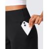 imageCRZ YOGA Butterlift Shorts for Women High Waisted for Yoga Casual Lounge Workout with Pockets LinerlessBlack
