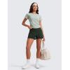imageCRZ YOGA Butterlift Shorts for Women High Waisted for Yoga Casual Lounge Workout with Pockets LinerlessLegend Green