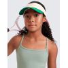 imageCRZ YOGA Girl Butterluxe Double Lined Sleeveless Tank Tops  Camisole Spaghetti Y Back for Teen Kid Sports DanceGreen Palm Court