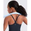 imageCRZ YOGA Girl Butterluxe Double Lined Sleeveless Tank Tops  Camisole Spaghetti Y Back for Teen Kid Sports DanceTwilight Blue