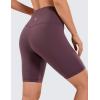 imageCRZ YOGA Womens Naked Feeling Biker Shorts  8 Inches High Waisted Yoga Workout Gym Running SpandexArctic Plum
