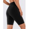 imageCRZ YOGA Womens Naked Feeling Biker Shorts  8 Inches High Waisted Yoga Workout Gym Running SpandexBlack