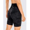 imageCRZ YOGA Womens Naked Feeling Biker Shorts  8 Inches High Waisted Yoga Workout Gym Running SpandexDark Grey Camouflage