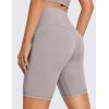 imageCRZ YOGA Womens Naked Feeling Biker Shorts  8 Inches High Waisted Yoga Workout Gym Running SpandexLunar Rock