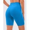 imageCRZ YOGA Womens Naked Feeling Biker Shorts  8 Inches High Waisted Yoga Workout Gym Running SpandexMadagascar Blue