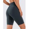 imageCRZ YOGA Womens Naked Feeling Biker Shorts  8 Inches High Waisted Yoga Workout Gym Running SpandexMelanite