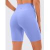 imageCRZ YOGA Womens Naked Feeling Biker Shorts  8 Inches High Waisted Yoga Workout Gym Running SpandexPeriwinkle Purple