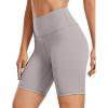 imageCRZ YOGA Womens Naked Feeling Biker Shorts  8 Inches High Waisted Yoga Workout Gym Running SpandexLunar Rock